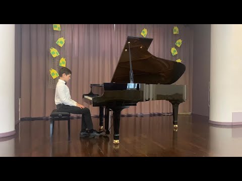XI Starptautiskajā Brāļu Mediņu jauno pianistu konkurss.Aleksandrs Aņikins 4.klase