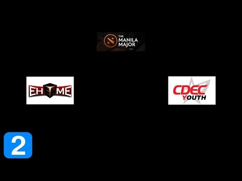 EHOME vs CDEC.Youth Game 2- The Manila Major 2016 Full Highlights Dota 2