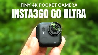 Insta360 GO Ultra - מצלמת כיס 4K קטנה ומלאה