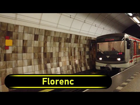 Metro Station Florenc - Prague 🇨🇿 - Walkthrough 🚶