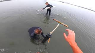 Homemade Clam Guns Excavate HUGE Clams - Catching + Cleaning Clams
