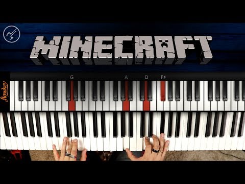 MINECRAFT Sweden (C418) PIANO Walkthrough |  Musical Notes Christianvib