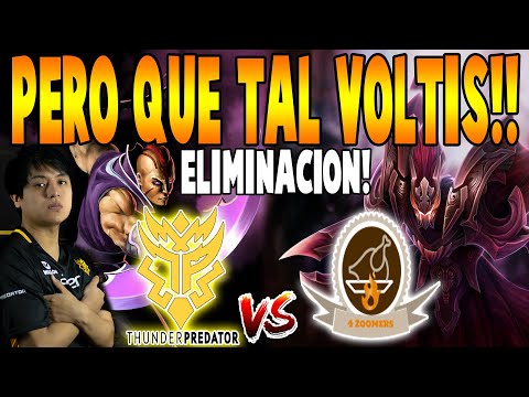THUNDER vs 4 ZOOMERS [BO3] - ELIMINACIÓN "Pero Que tal Voltis" - The Great American Rivalry DOTA 2