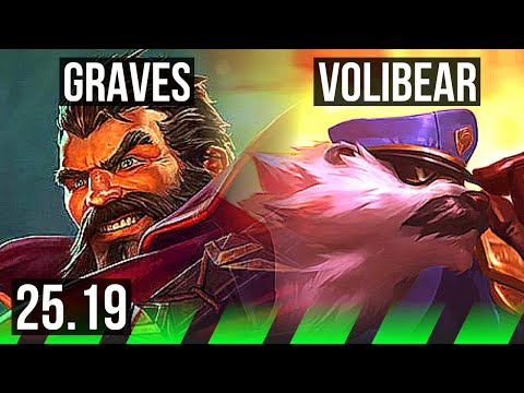 GRAVES vs VOLIBEAR (JGL) | Legendary, 14/5/14 | NA Master | 25.19