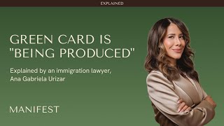 “New Card Is Being Produced” USCIS Update for Green Cards, I-765, Explained by an Immigration Lawyer