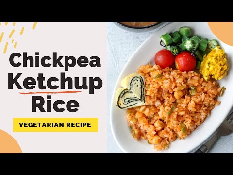 Chickpea Ketchup Rice | ひよこ豆のケチャップライス