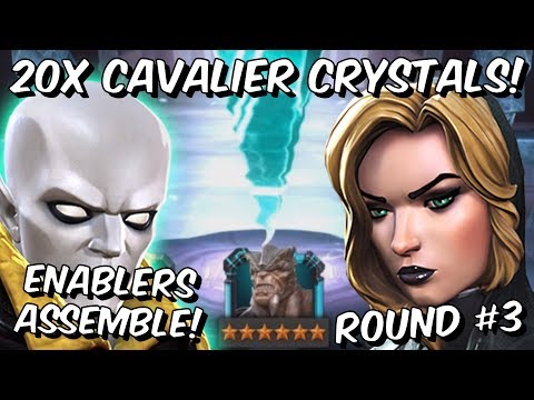 20x 6 Star Vision & Black Widow Cavalier Crystal Opening Round #3! - Marvel Contest of Champion