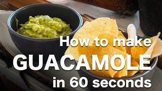 preview picture of video 'How To Make Guacamole In 60 Seconds'