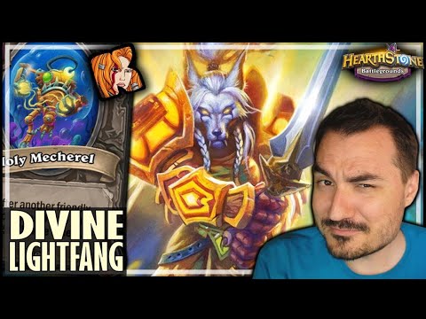 DIVINE LIGHTFANG BUILD RETURNS! - Hearthstone Battlegrounds