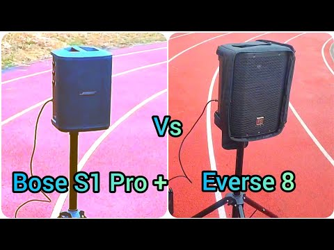Bose S1 Pro Plus Vs Everse 8 Outdoor Sound Volume Test Comparison