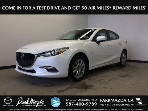 WHITE 2018 Mazda Mazda3  Review Sherwood Park Alberta - Park Mazda