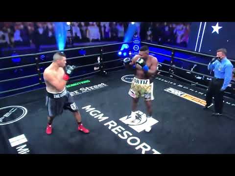 LUIS ORTIZ  BREAKS FLORES RIBS Boooooom