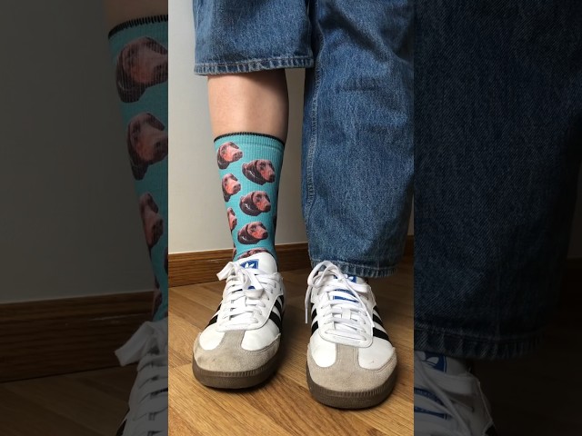 Vídeo relacionado con Calcetines Personalizados con Foto Diseño Animal Print Divertido y Colorido Añade hasta 4 fotos diferentes - Para cumpleaños, aniversarios, Navidad o cualquier ocasión especial Talla Unica unisex