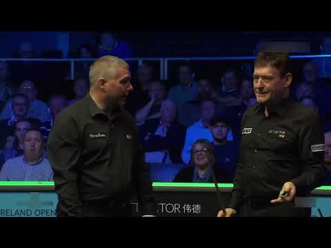 Jimmy White warned by referee, at Northern Ireland open 2022