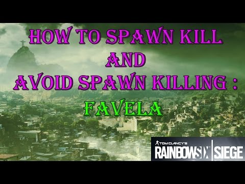 How to avoid spawn killing and spawn peeking : Favela