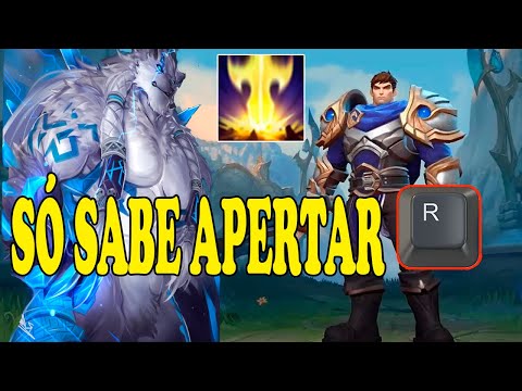 Garen e sua Incrível habilidade de apertar R - Mono Volibear vs Garen Feat. @Qiyaneto