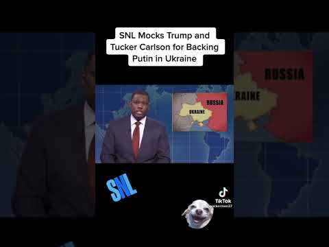 SNL Mocks Trump & Tucker Carlson For Backing Putin In Ukraine 👀😂