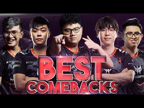 BEST Comebacks of MDL Chengdu Major 2019 - Dota 2