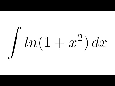 Integral of ln(1+x^2) (by parts)