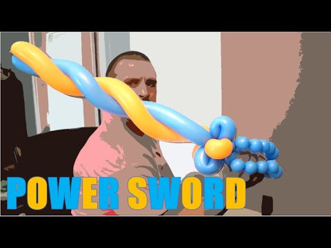 Balloon "Animals" - How to Make a POWER SWORD