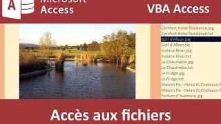 Accéder aux fichiers d&#39;un dossier en VBA Access