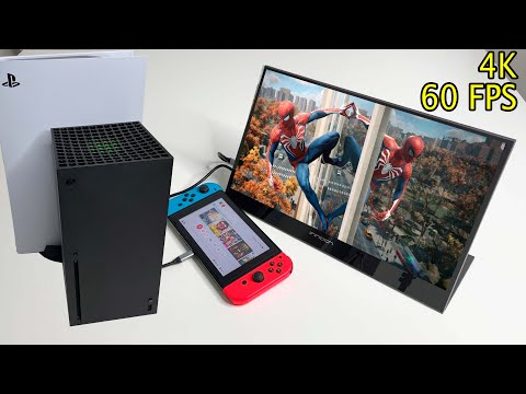4K 60FPS Portable Monitor for Switch, PS5 and Xbox Series X - INNOCN 4K 60 HZ Touchscreen