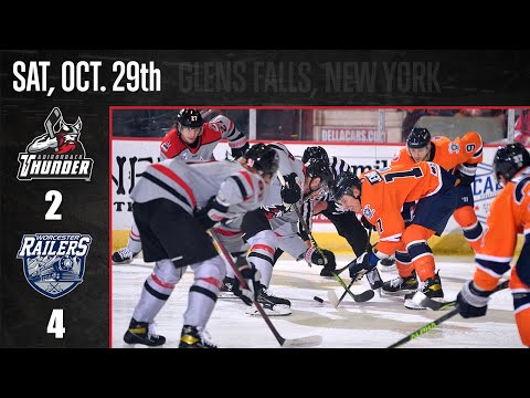 10/29/22  Worcester Railers 4 - Adirondack Thunder 2