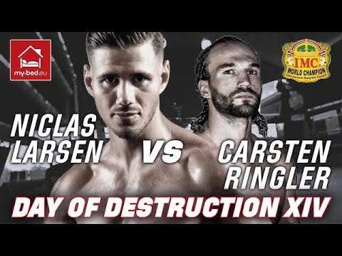 Bloody elbow brawl on this Muay Thai World Championship at DoD 14 - Niclas Larsen vs Carsten Ringler