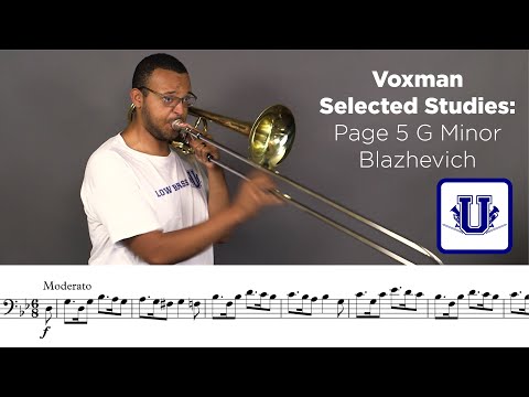 G Minor Blazhevich (page 5) from Voxman Selected Studies
