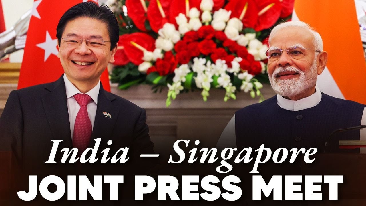 LIVE: PM Modi, PM Lawrence Wong of Singapore attend joint press meet at Hyderabad House, New Delhi