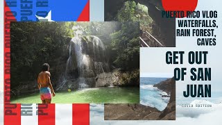 Puerto Rico During COVID Pandemic; Waterfall Jumping, Bat Caves, Ancient Carvings, Road Trip