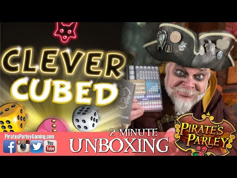 Clever Cubed (dice game) 2-minute Unboxing!