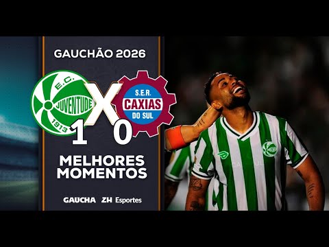 JUVENTUDE 1x0 CAXIAS | MELHORES MOMENTOS | GAUCHÃO | 22/01/2026