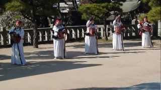 preview picture of video '松江城姉さま鉄炮隊、松蔭神社での演武'