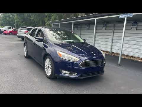 2017 Ford Focus Titanium Sedan Blue