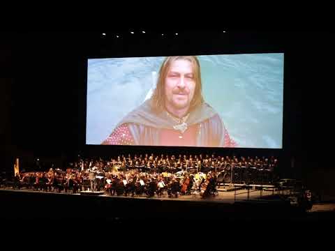 Lord of the Rings live orchestra - The Argonath / Pillars of the kings (Barcelona)
