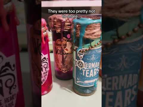 I made Potion DND Dice Bottles for my besties birthday