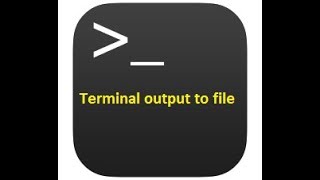How to save terminal output to log or text file in linux
