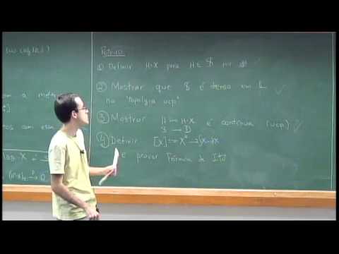 Programa de Doutorado: Processos Estocásticos -  Otavio Menezes