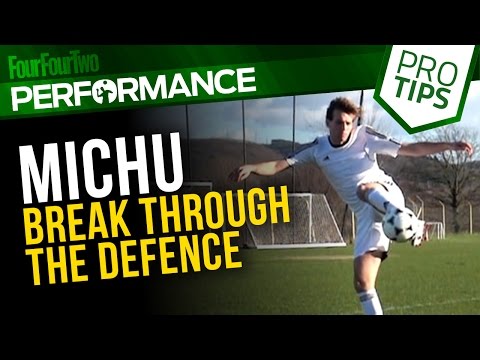 Michu | Break through the defence | Pro striker tips