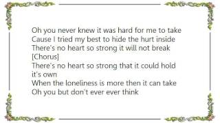 Holly Dunn - There&#39;s No Heart So Strong Lyrics