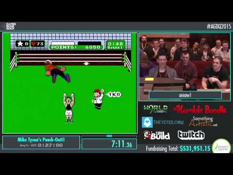 Awesome Games Done Quick 2015 - Part 128 - Mike Tyson's Punch-Out!! by sinister1