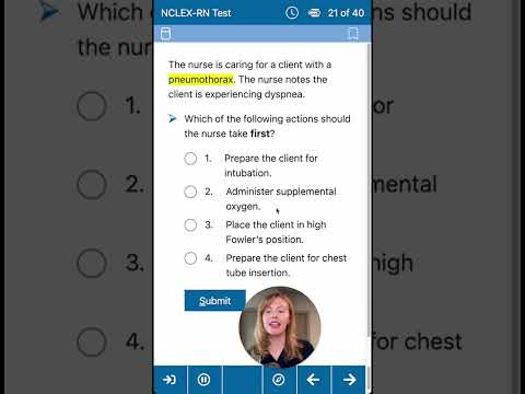 Pneumothorax Patient - NCLEX Qbank