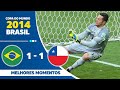 Brasil 1 x 1 Chile Pênaltis 3 2 Copa do Mundo Brasil 2014 BAND FULLHD 1080p