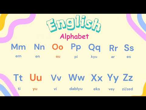 İngilis əlifbası | A-dan Z-yə öyrənək (1-ci dərs)