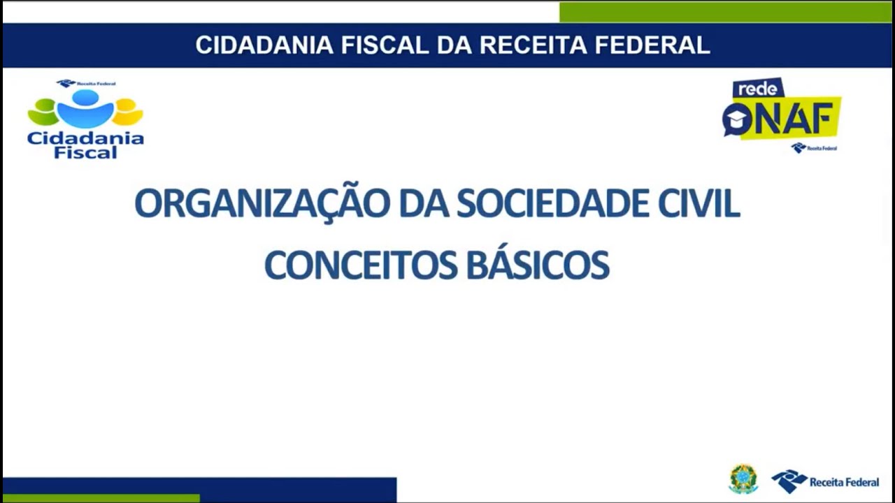 Organização da Sociedade Civil - Conceitos Básicos