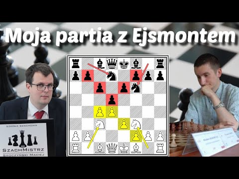 SZACHY 216# Moja partia z Krzysztofem Ejsmontem. Turniej Szachowy w Rewalu 2005. Obrona Słowiańska