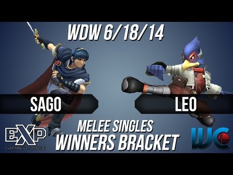 WDW 6/18/14 - Sago (Marth) vs. Leo (Falco) Melee Singles Bracket