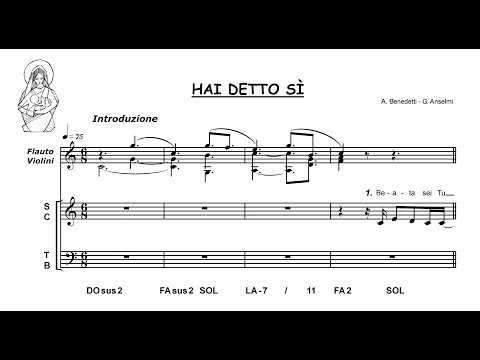 Hai detto sì (A. Benedetti - G. Anselmi)