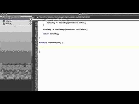 Programming A Chess Engine In Pure Javascript Part 10 - FEN Position String #1